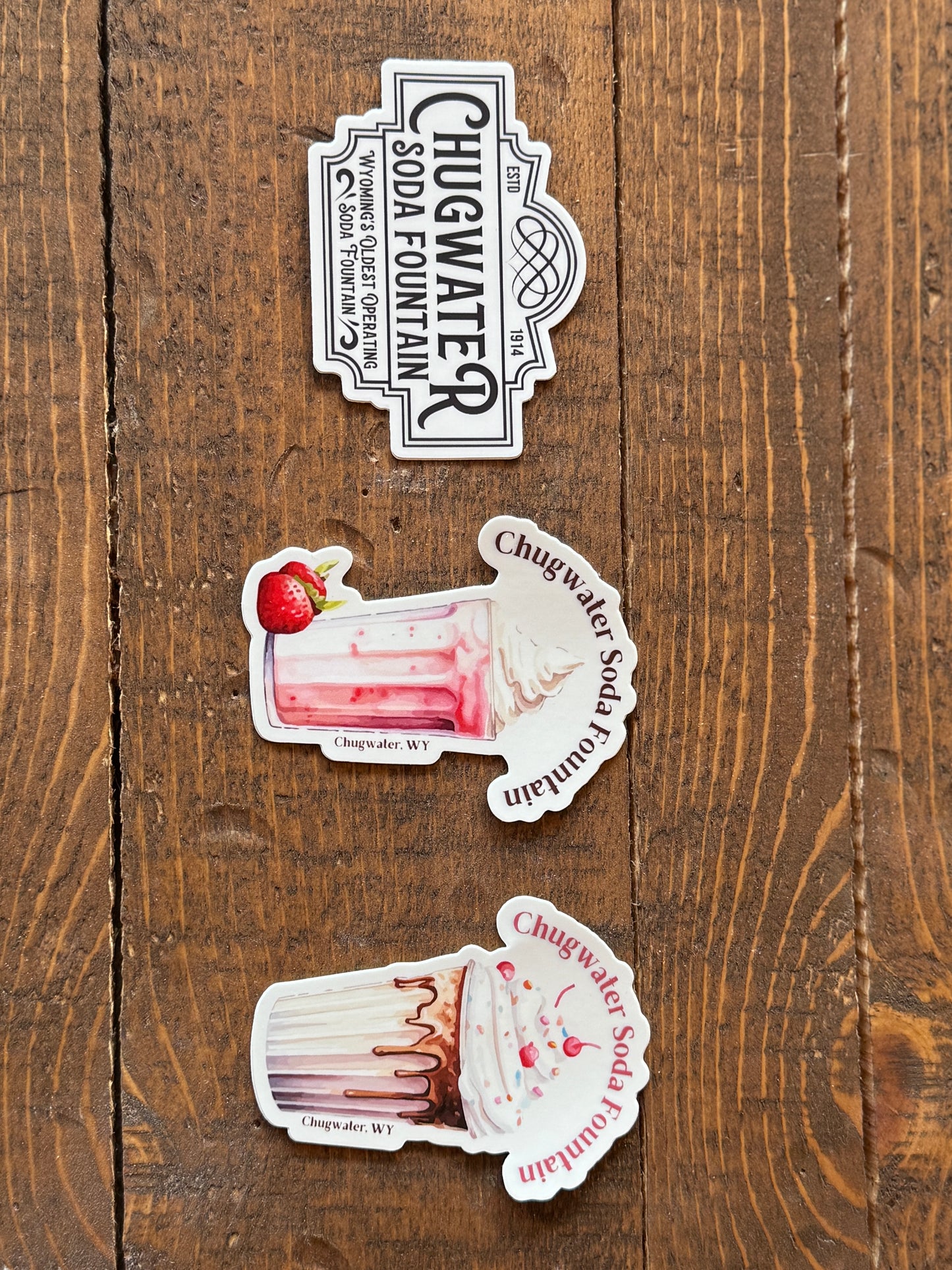 Soda Fountain Stickers